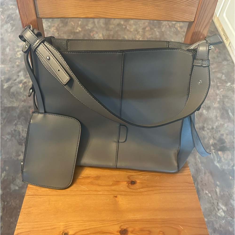 Like new grey purse